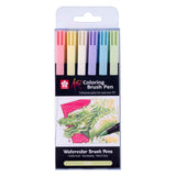Sakura Koi Malpinselstift-Set Pastell, 6 Farben