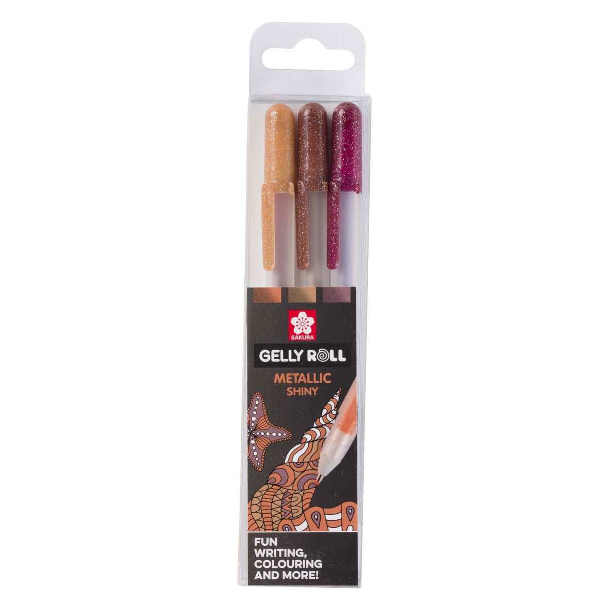 Sakura Gelly Roll Metallic-Set mit 3 Gelstiften, Natur