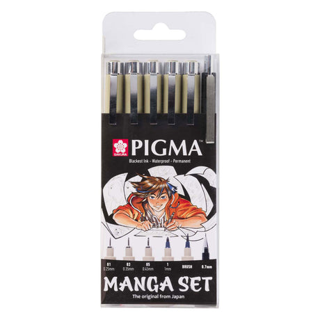 Sakura einzigartige Manga-Sammlung von 6 Pigma Micron