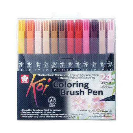 Sakura-Koi-Malpinsel-Set, 24 Farben
