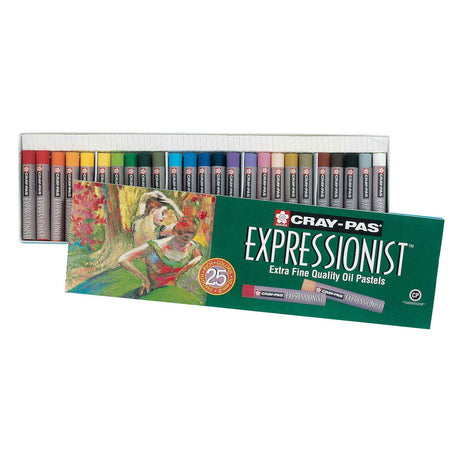 Sakura Cray-Pas expressionistisches Set mit 25 Ölpastellkreiden