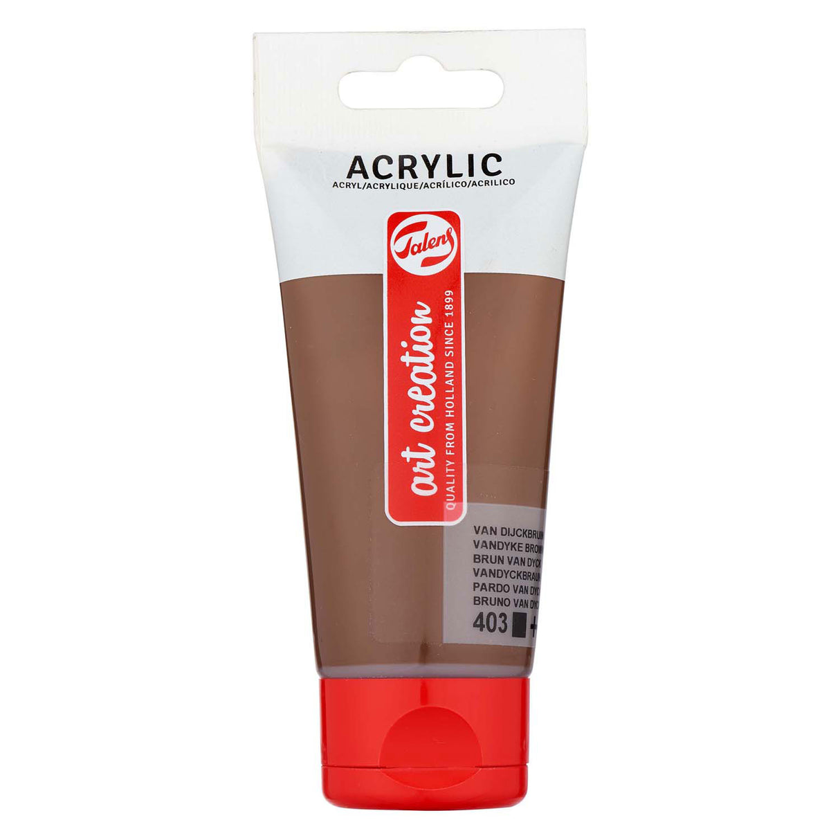 Talens Art Creation Acrylfarbe, Tube 75 ml, Van Dijk Braun 403