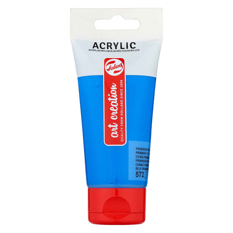 Talens Art Creation Acrylfarbe, Tube à 75 ml, Primärcyan (572)