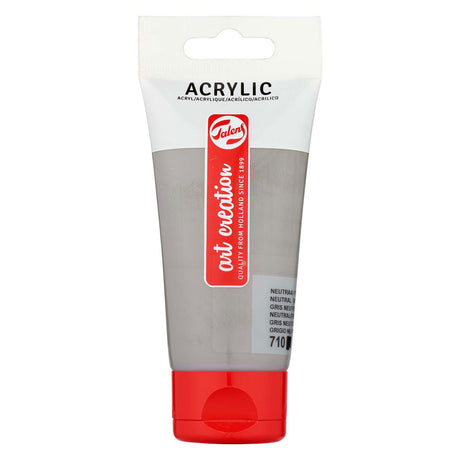 Talens Art Creation Acrylfarbe, Tube 75 ml, Neutralgrau 710