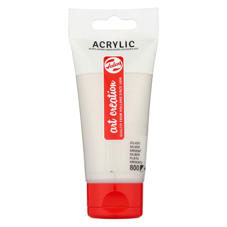 Talens Art Creation Acrylfarbe, Tube 75 ml, Silber 800