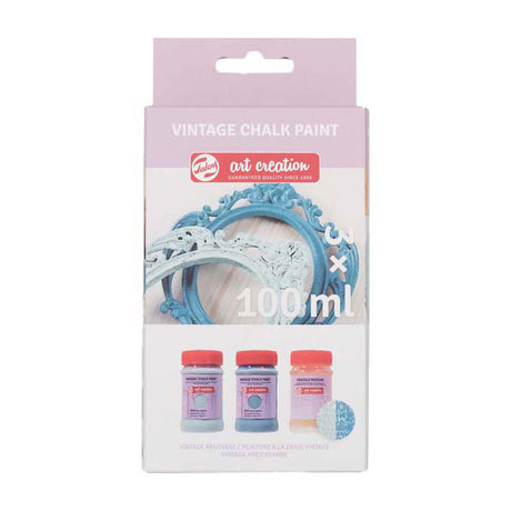 Talens Art Creation Vintage-Set 2 in Blau und Craquelé