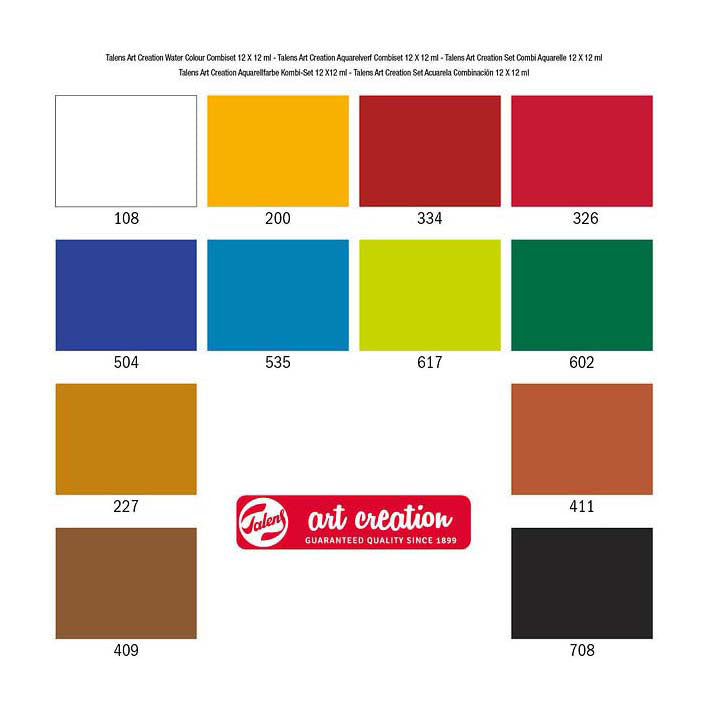 Talens Art Creation Aquarellfarben-Kombinationsset