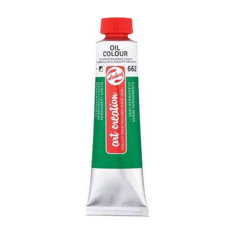 Talens Art Creation Ölfarbe, Tube 40 ml, permanentes Grün 662