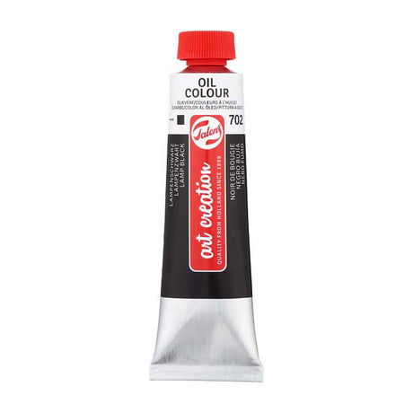 Talens Art Creation Ölfarbe, Tube 40 ml, Lampenschwarz 702