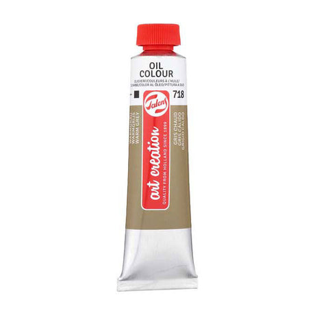 Talens Art Creation Ölfarbe, Tube 40 ml, warmes Grau 718