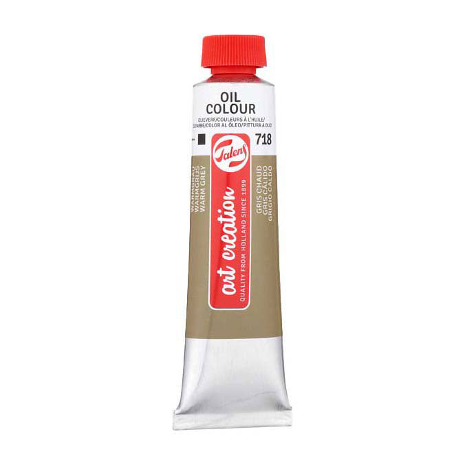 Talens Art Creation Ölfarbe, Tube 40 ml, warmes Grau 718