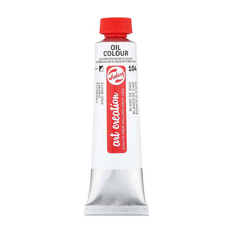 Talens Art Creation Ölfarbe, Tube 40 ml, Zinkweiß (Distelöl).