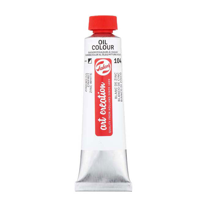 Talens Art Creation Ölfarbe, Tube 40 ml, Zinkweiß (Distelöl).