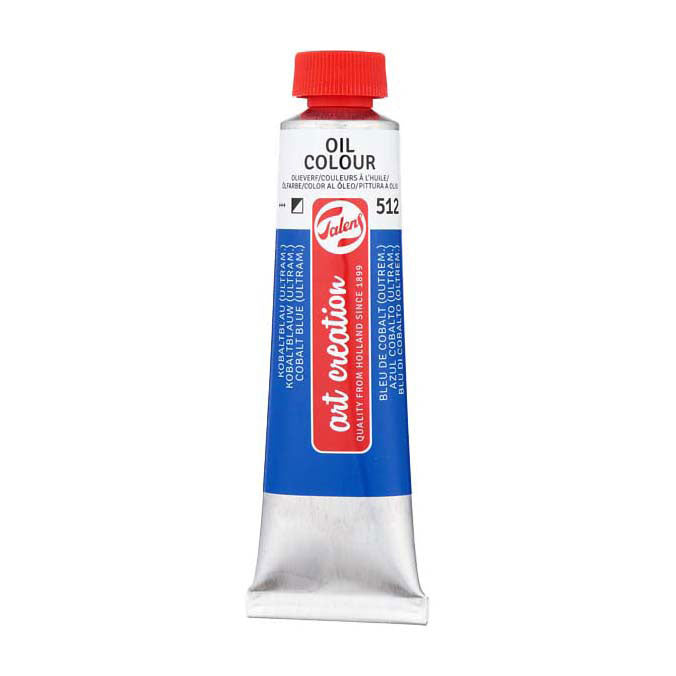 Talens Art Creation Ölfarbe, Tube 40 ml, Kobaltblau, 512