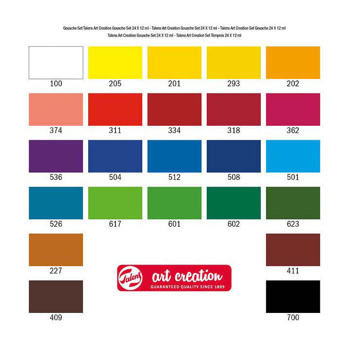 Talens Art Creation Gouache-Set 24 x 12 ml