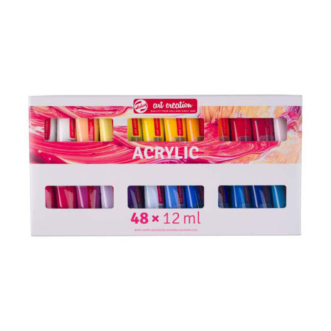 Talens Art Creation Acrylfarben-Set, 48 x 12 ml