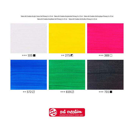 Talens Art Creation Acrylfarben-Set Primär, 6x12ml