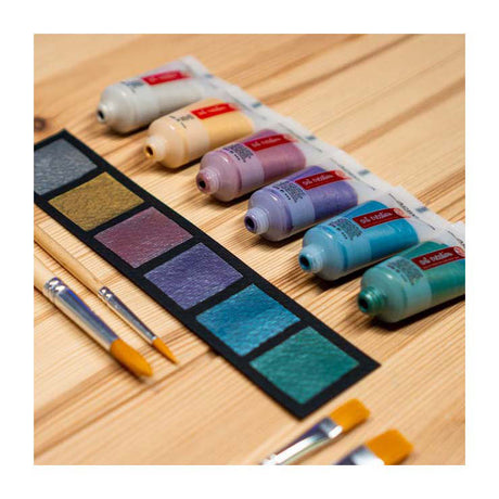 Talens Art Creation Acrylfarben-Set Metallic, 6x12ml