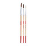Talens Art Creation Aquarellpinsel-Set TV3, rund, Pony, Polyester