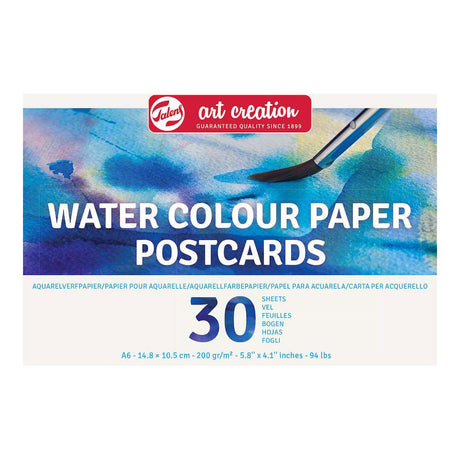 Talens Art Creation Aquarell-Malpapier, 10,5 x 14,8 cm, 200 g, 30 V