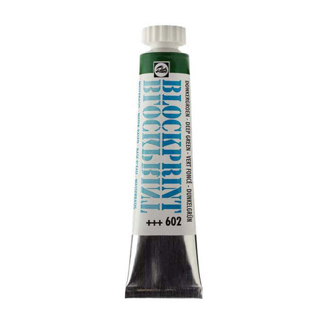 Talens Blockprint-Tube 20 ml dunkelgrün 602