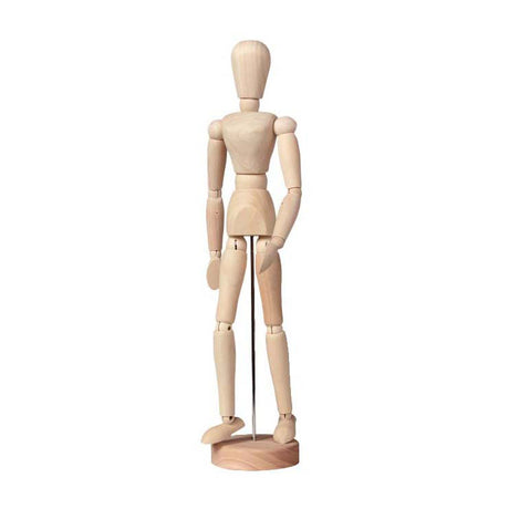 Talens Schaufensterpuppe Mann 30 cm aus klarem Holz