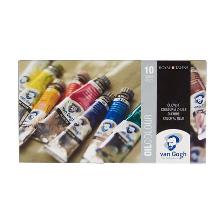 Bruynzeel van Gogh Ölfarben-Basisset mit 10 Farben in 20-ml-Tuben