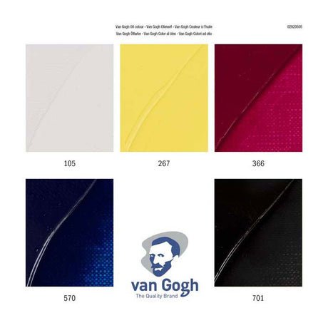 Van Gogh Ölfarben-Primärmischset | 5 x 40 ml