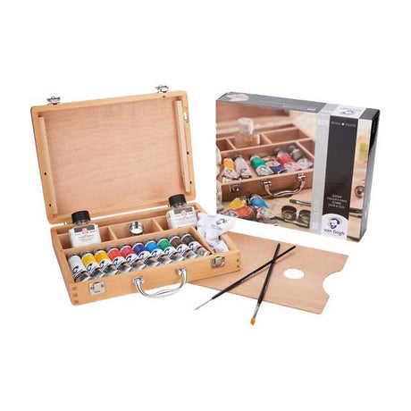 Talens Van Gogh Ölfarbenkasten Basic mit 10 Farben 40ml