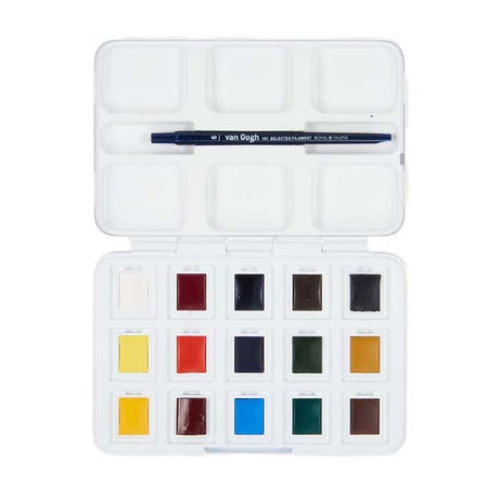 Bruynzeel Van Gogh Aquarellfarben-Taschenbox Grundfarben