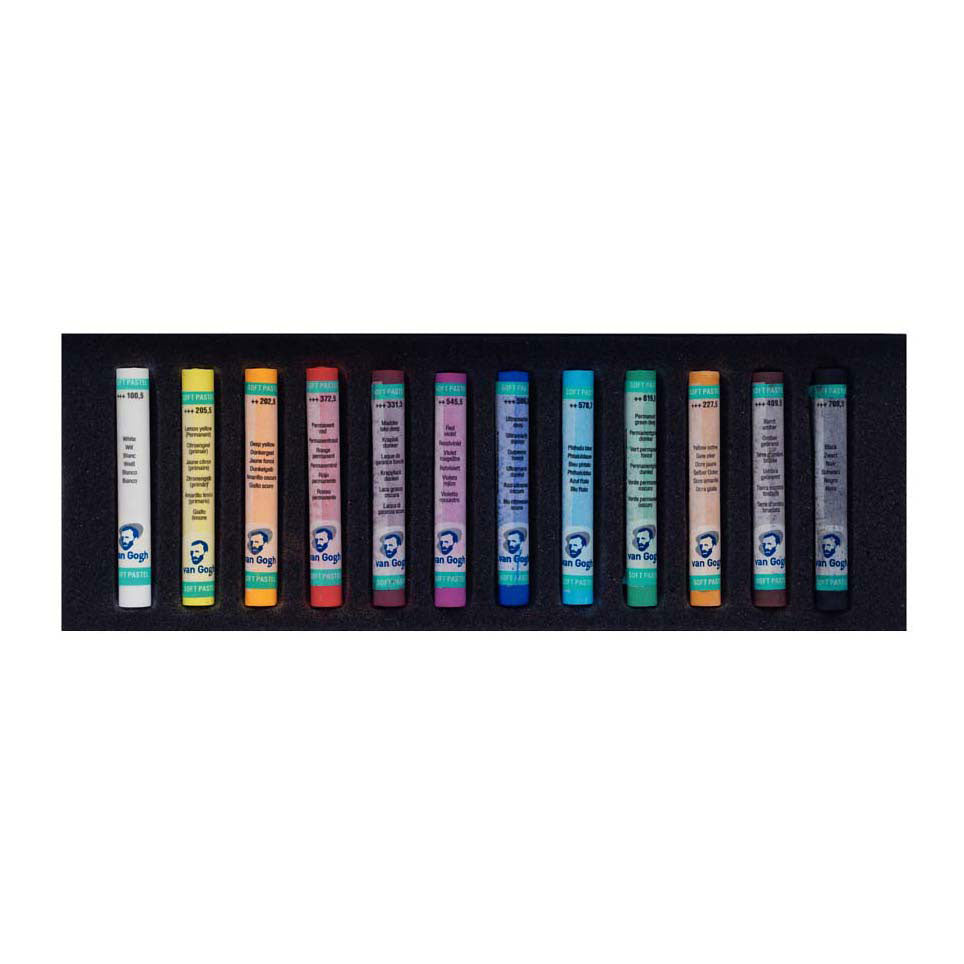 Bruynzeel van Gogh Softpastell-Starterset mit 12 Farben