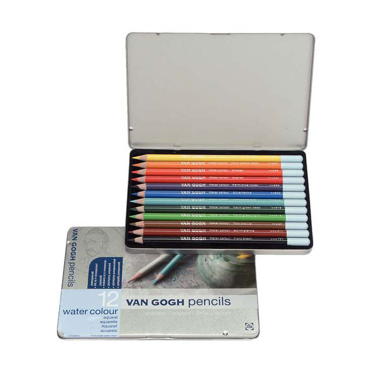 Bruynzeel van Gogh Starter-Set Aquarellstifte mit 12 Farben