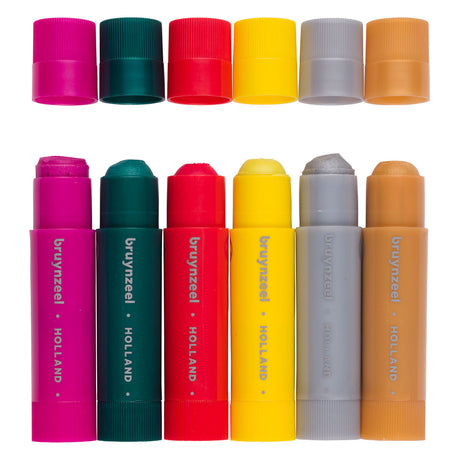 Bruynzeel Gouachestifte Set metallic | 6 Farben