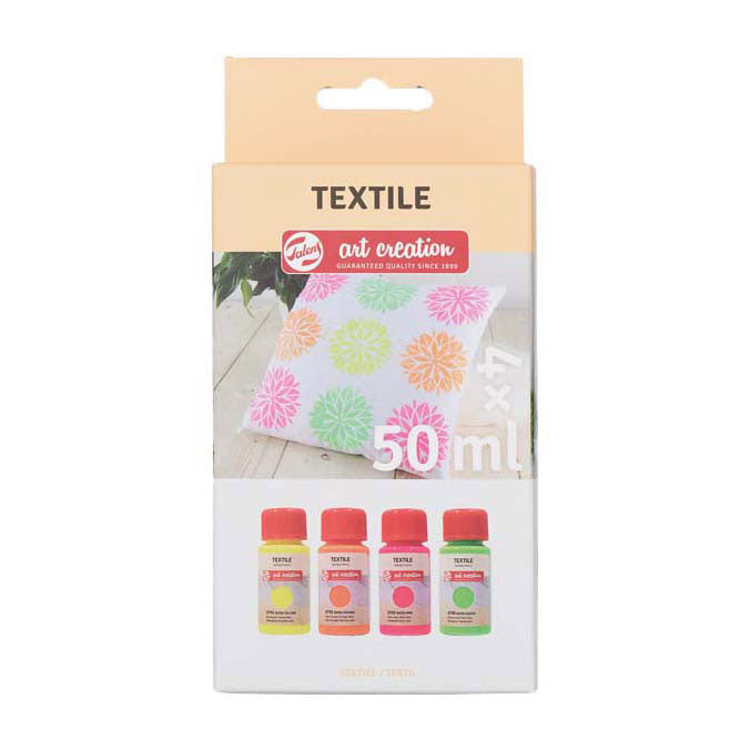 Talens Art Creation Textilfarbe Neon 4x50ml
