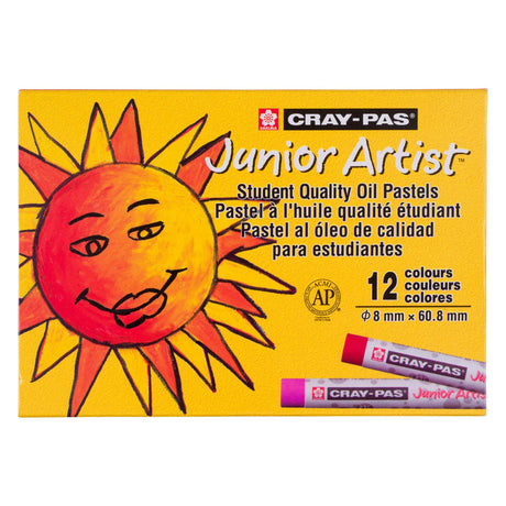 Sakura Cray-Pas Junior Artist Ölpastell-Set, 12-tlg.