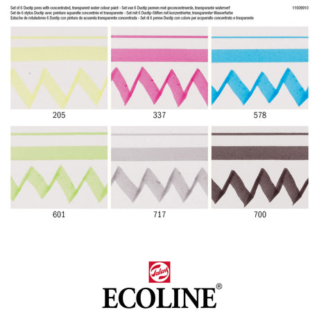 Talens Ecoline Duotip Marker Basisset, 6-tlg.