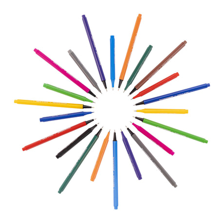 Bruynzeel Fineliner-Set 12 Farben | Set mit 12 Stück