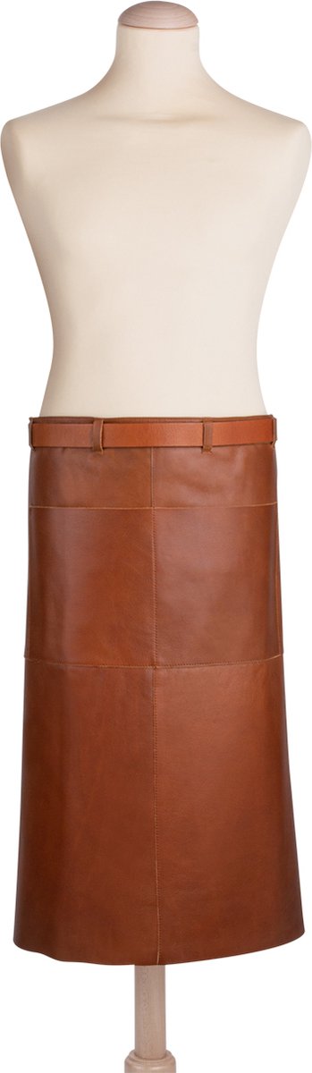 Boretti Gianni Herrenschürze aus Leder, Größe L XL – 100 % italienisches Leder l