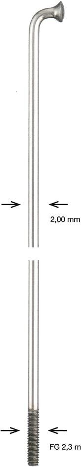 Alpina Speiche Speiche Zink 2x226 mm