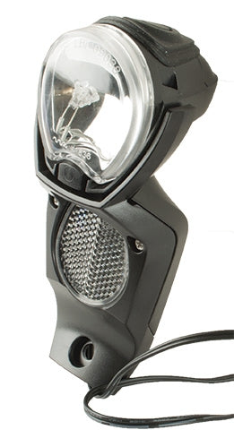 Gazelle Scheinwerfer Light Vision V2 für Hub Dynamo - Schwarz