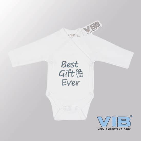 Van der Doelen Baby-Baumwollstrampler bestes Geschenk aller Zeiten 0 bis 3 Monate