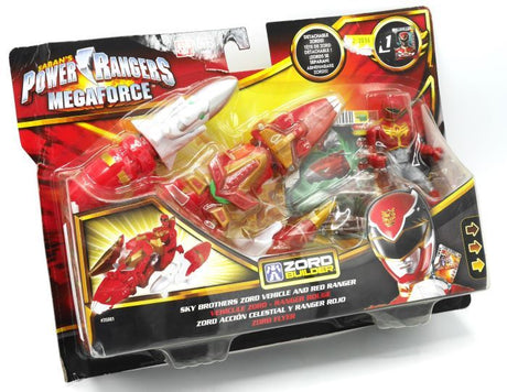 Hasbro Power Rangers Sky Brothers Zord-Fahrzeug mit rotem Ranger