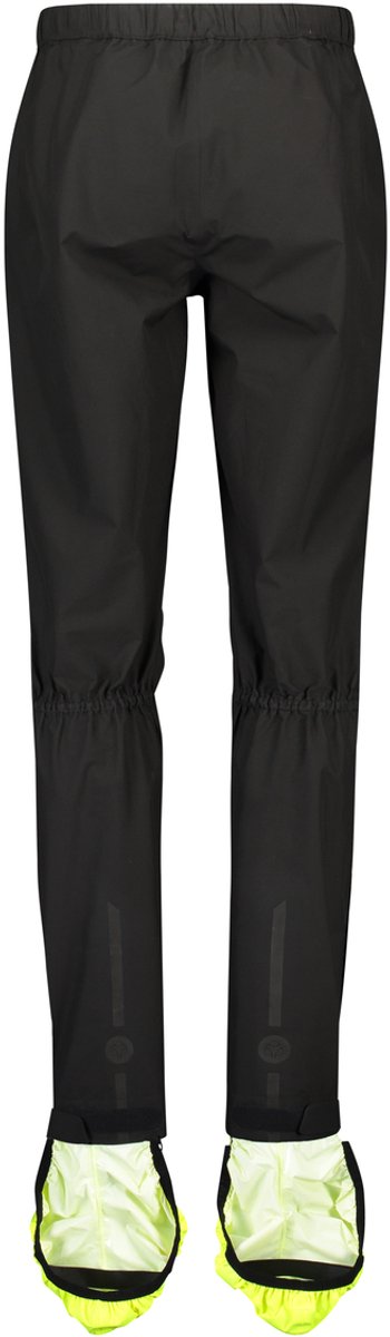 Agu compact commuter - regenbroek heren - fietsbroek voor e-bike - waterdicht 10.000 mm - ademend - reflecterend - met overschoenen - m - zwart