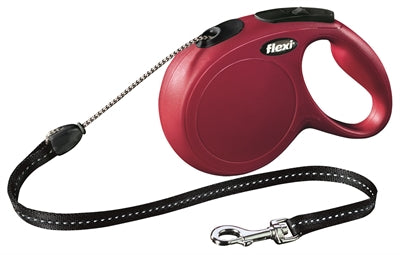 Flexi-Produkte, einziehbare Linie, neues klassisches Kabel, rot, 8 Meter, bis zu 20 kg
