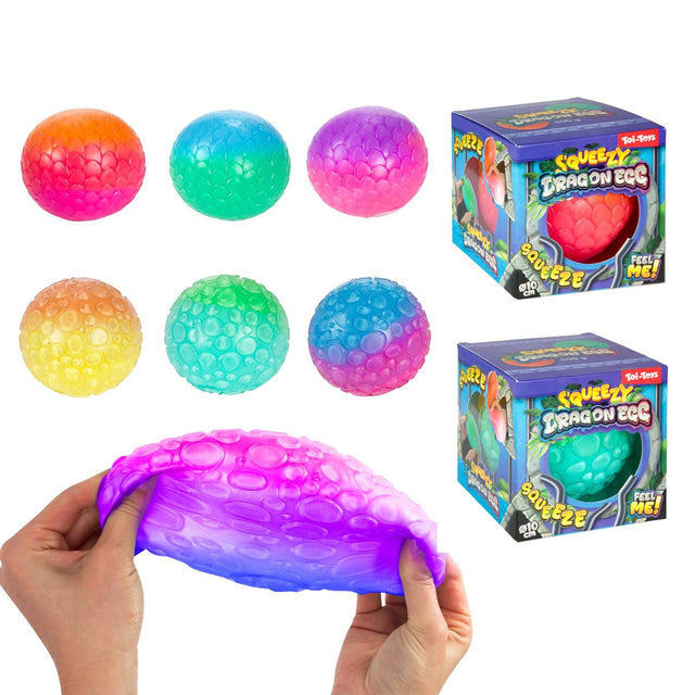 Toi-toys lustiger Quetschball -Bumps- gefüllt mit Schaumstoff 12cm 6sort