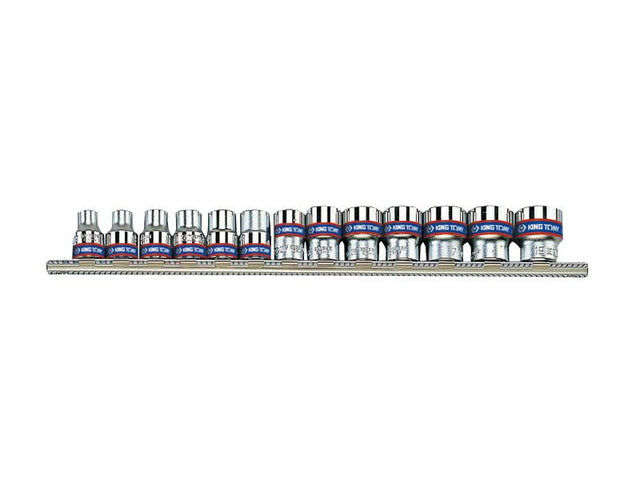 King tony socket set 3 8 13cz. kort spoor