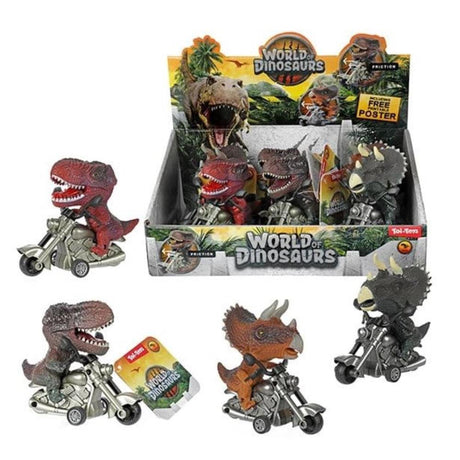 Toi-Toys Welt der Dinosaurier Reibungs-Dino auf Motor