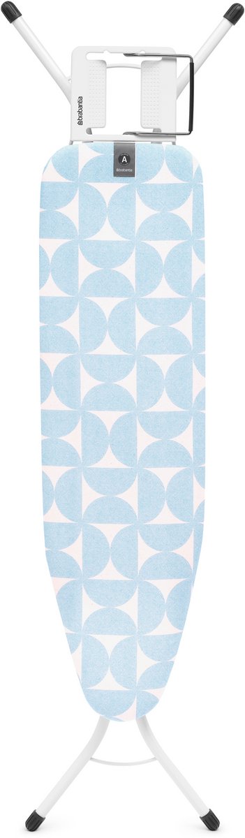 Brabantia Bügelbrett A – für Bügeleisen – 110 x 30 cm – frische Brise