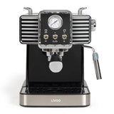 Livoo Livoo Espressomaschine mit Milch Frother 1350 W 1,5 l Schwarz