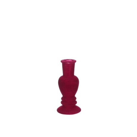 Ideen 4 Jahreszeiten Kerzenständer Vase Venedig Samt Kirsche ø6cm